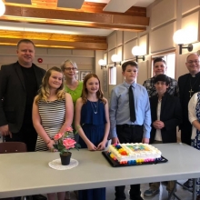 Confirmation Family Night 2019 - Presentation of Papers by Catechumens written on the Six Chief Parts of the Small Catechism 