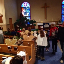 Sunday School Christmas Service Practive 2013 