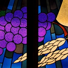 Stained Glass Window at Mount Olive Lutheran Church