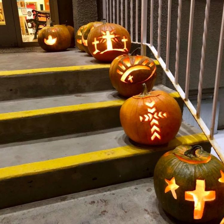 Reformation Open House / Eve of All Saints Day 2019 Pumpkins and Decorations. 