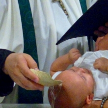 Baptism of Emmeline Senger & Kip Mullin @ the Service 2019 August 7th Wednesday Evening Prayer Service