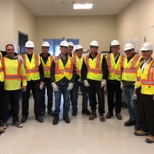 Mount Olive Elder's tour of the of the K+S Potash mine 2019 group photo September 13th 
