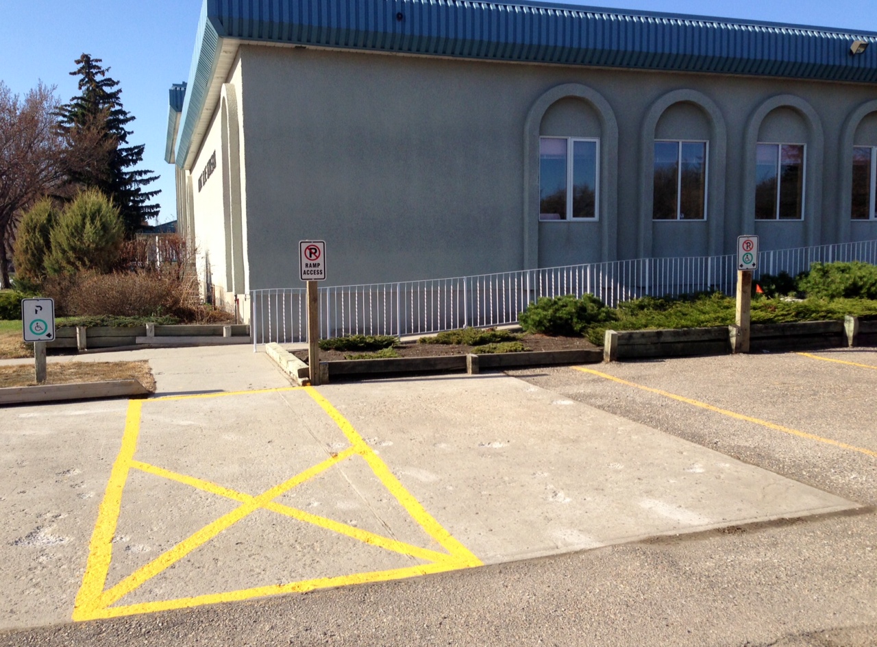 Facility Update! Ramp Access Sign Installed! - Image 1