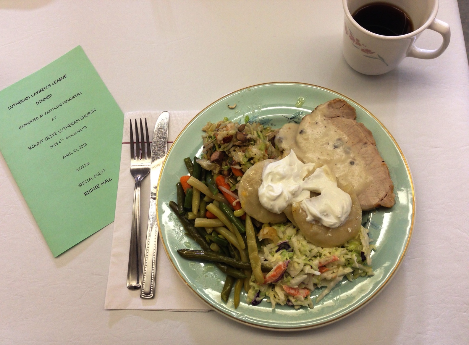 Richie Hall Speaks at Lutheran Laymen’s League Fundraising Supper - Image 1