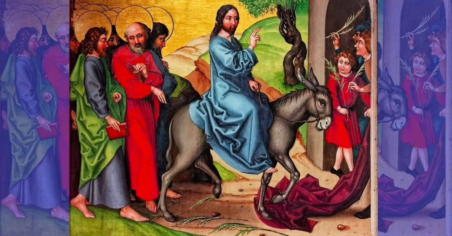 Steadfast Love Rode into Town / John 12:12-19/ Pr. Ted A. Giese / Sunday April 13th 2025 / Palm Sunday / Mount Olive Lutheran Church