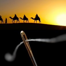 “Through the Eye of the Needle” Mount Olive Lutheran Church Season of Pentecost Sunday Sermon October 20, 2024 – Mark 10:23–31