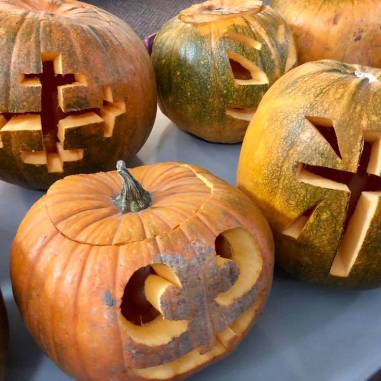 Pumpkin Carving Night for the Reformation Open House October 30th 2019 