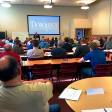 Pr. Giese and Mr. Bloos attending DOXOLOGY professional development course focused on the care of souls in congregations  