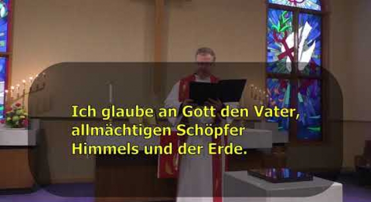 German Service - October 31st, 2020 - Reformation Day